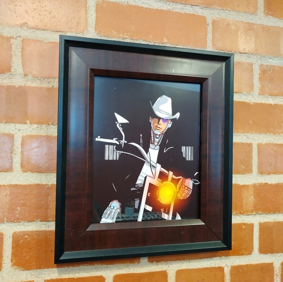 Dwight Yoakam Country Music Cyborg on Motorcycle - Picture 1 of 1